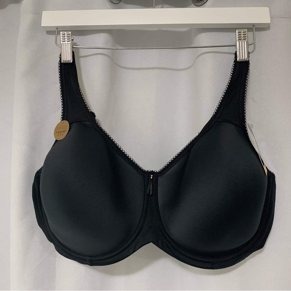 Wacoal 42DD Basic Beauty Spacer Underwire T-Shirt Bra 853192 Black NWT Women’s